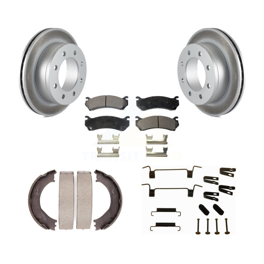 Transit Auto KGF-103848 Disc Brake Kit for 1999-2010 GMC Sierra 3500 HD, Chevrolet Silverado 2500 HD and More - Rear