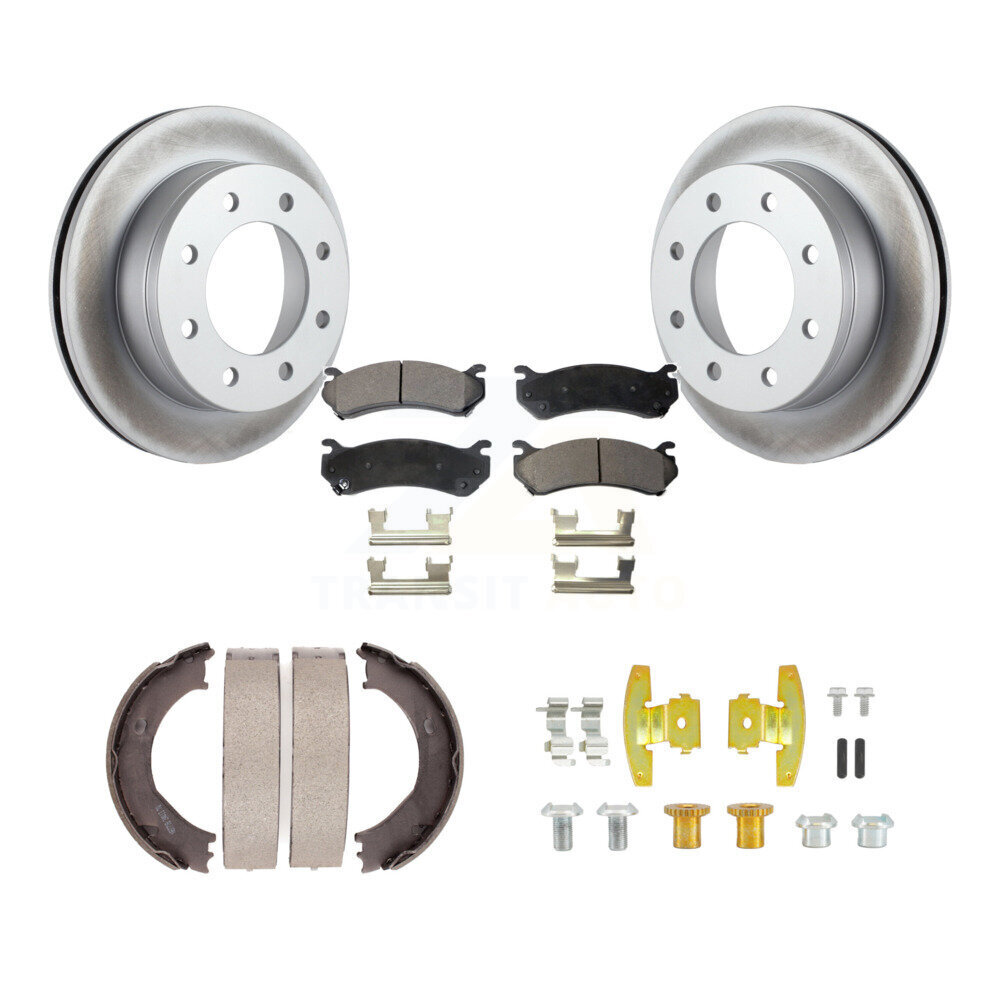 Transit Auto KGF-103862 Disc Brake Kit for 2001-2005 Chevrolet Suburban 2500, GMC Yukon XL 2500 and More - Rear