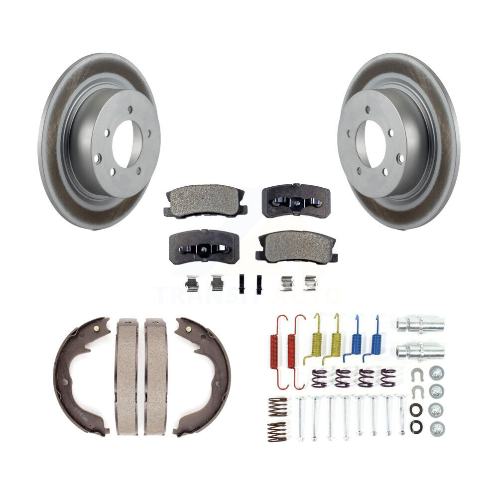 Transit Auto KGF-103904 Disc Brake Kit for 2008 Mitsubishi Outlander - Rear