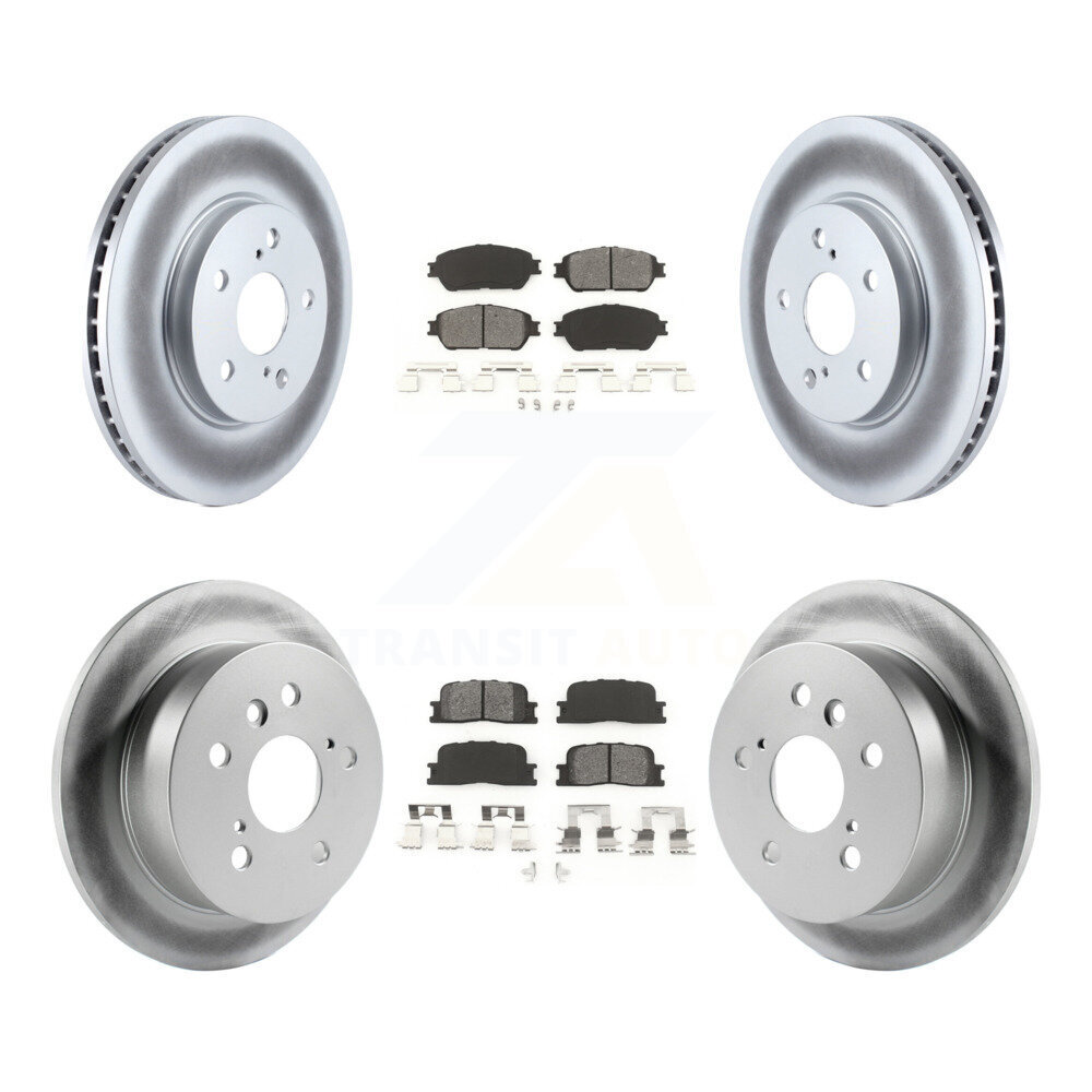 Transit Auto KGS-100813 Disc Brake Kit for 2002-2003 Lexus ES300 - Front and Rear