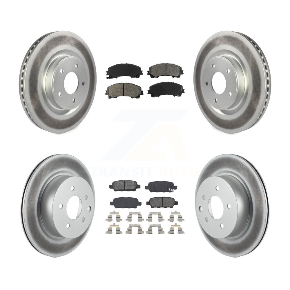 Transit Auto KGS-101104 Disc Brake Kit for 2016-2017 INFINITI QX50 - Front and Rear