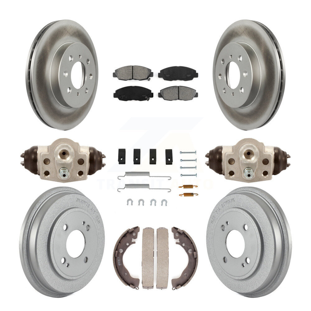 Transit Auto KGS-101670 Disc Brake Kit for 2010-2014 Honda Insight - Front and Rear