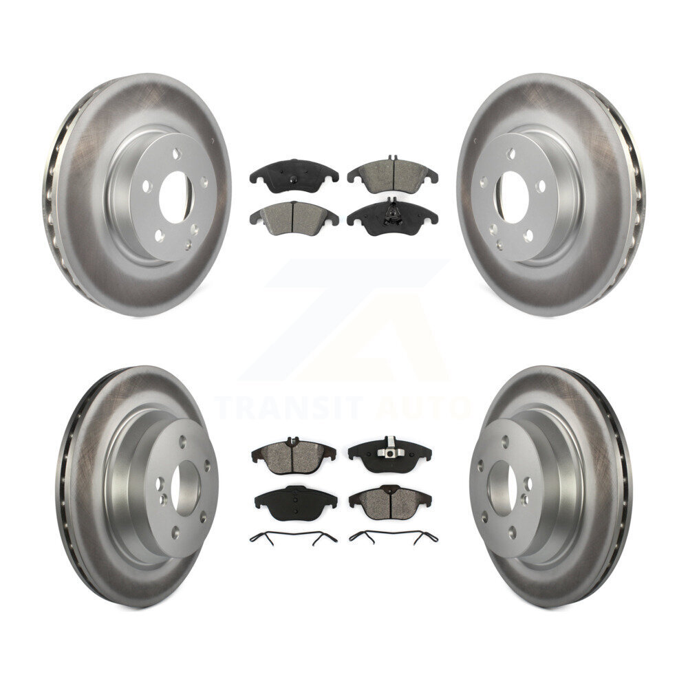 Transit Auto KGS-101726 Disc Brake Kit for 2015 Mercedes-Benz E400 - Front and Rear