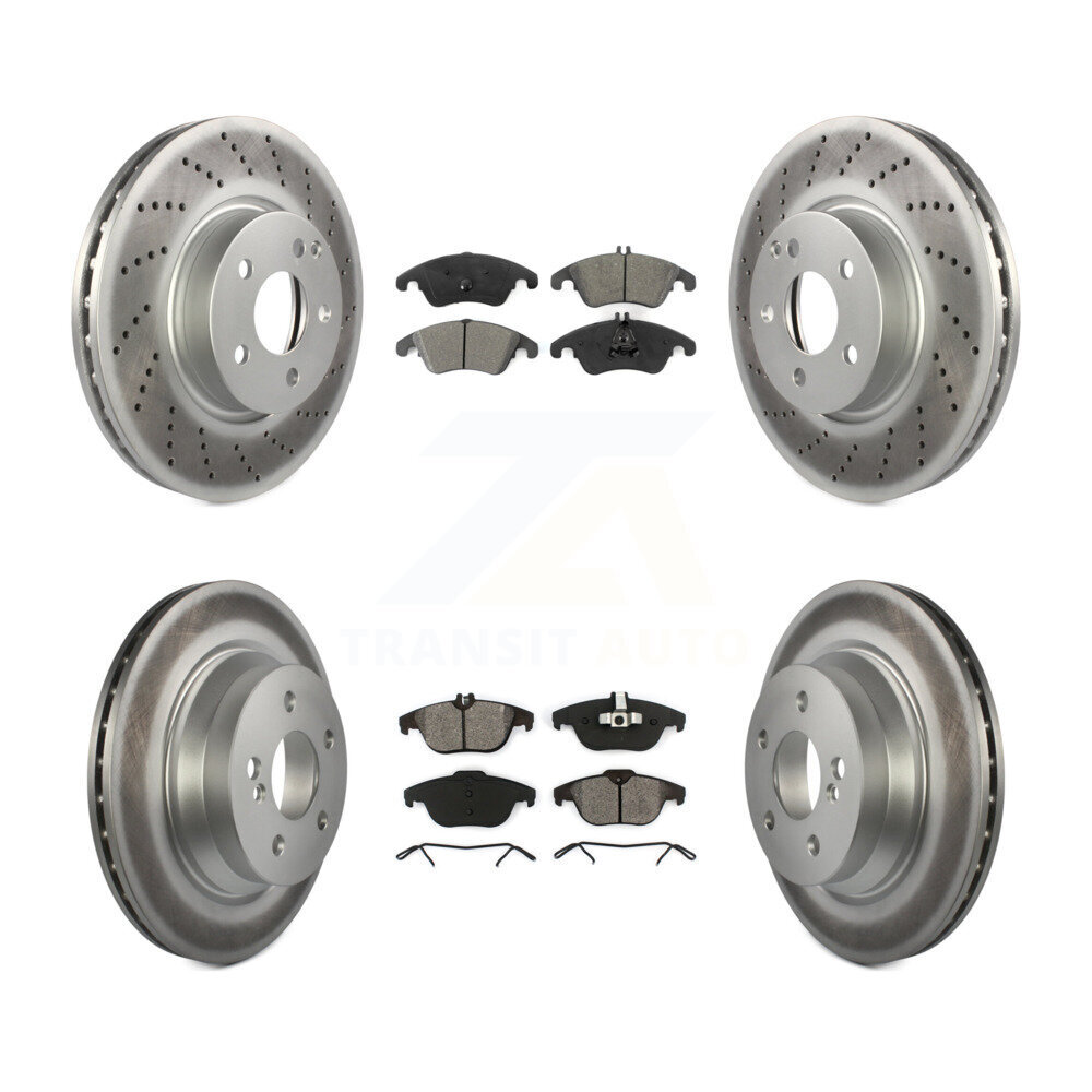 Transit Auto KGS-101727 Disc Brake Kit for 2015 Mercedes-Benz E400 - Front and Rear