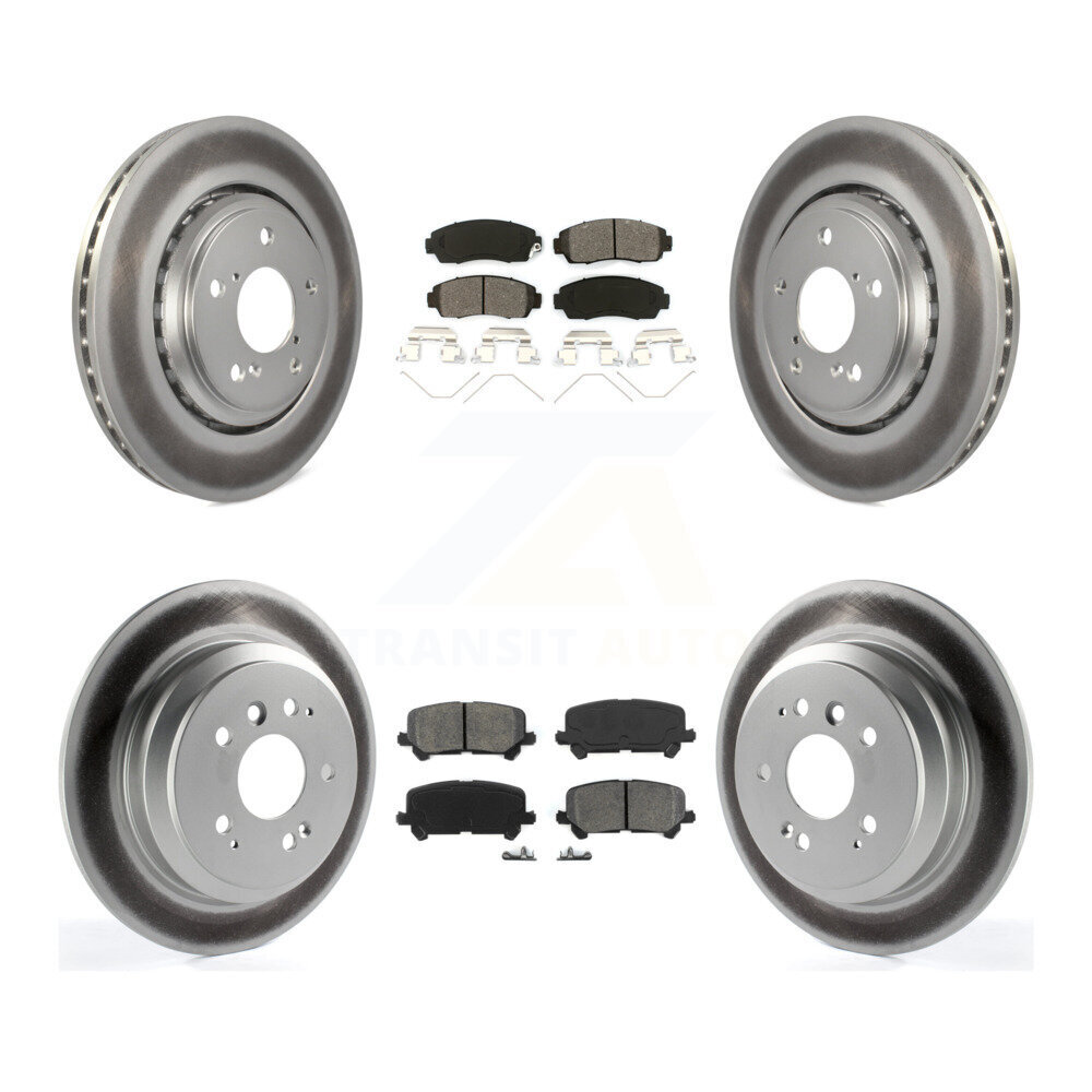 Transit Auto KGS-101844 Disc Brake Kit for 2019-2024 Honda Passport - Front and Rear