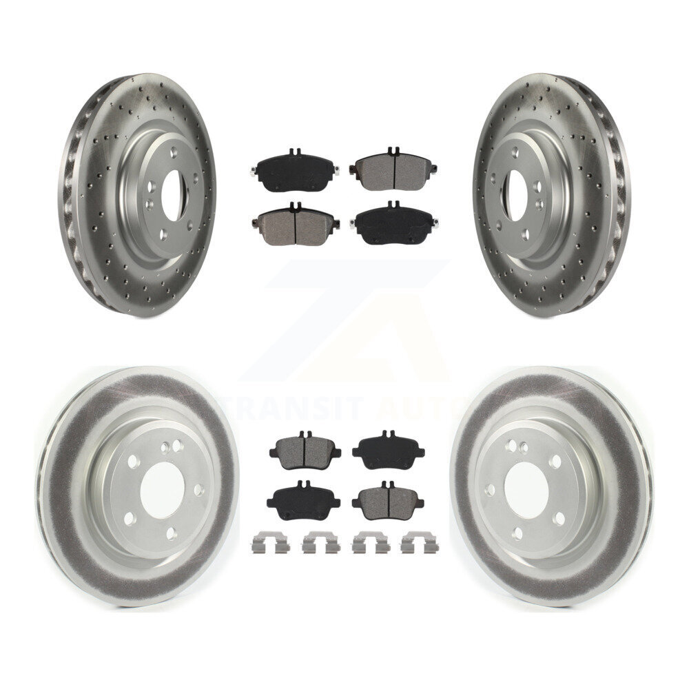Transit Auto KGS-101983 Disc Brake Kit for 2014-2018 Mercedes-Benz CLA250 - Front and Rear