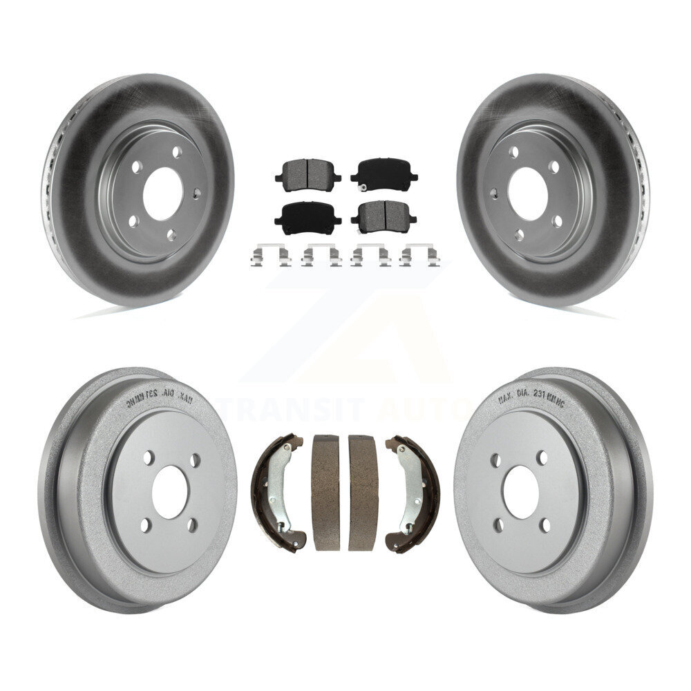 Transit Auto KGS-102231 Disc Brake Kit for 2006 Pontiac Pursuit - Front and Rear