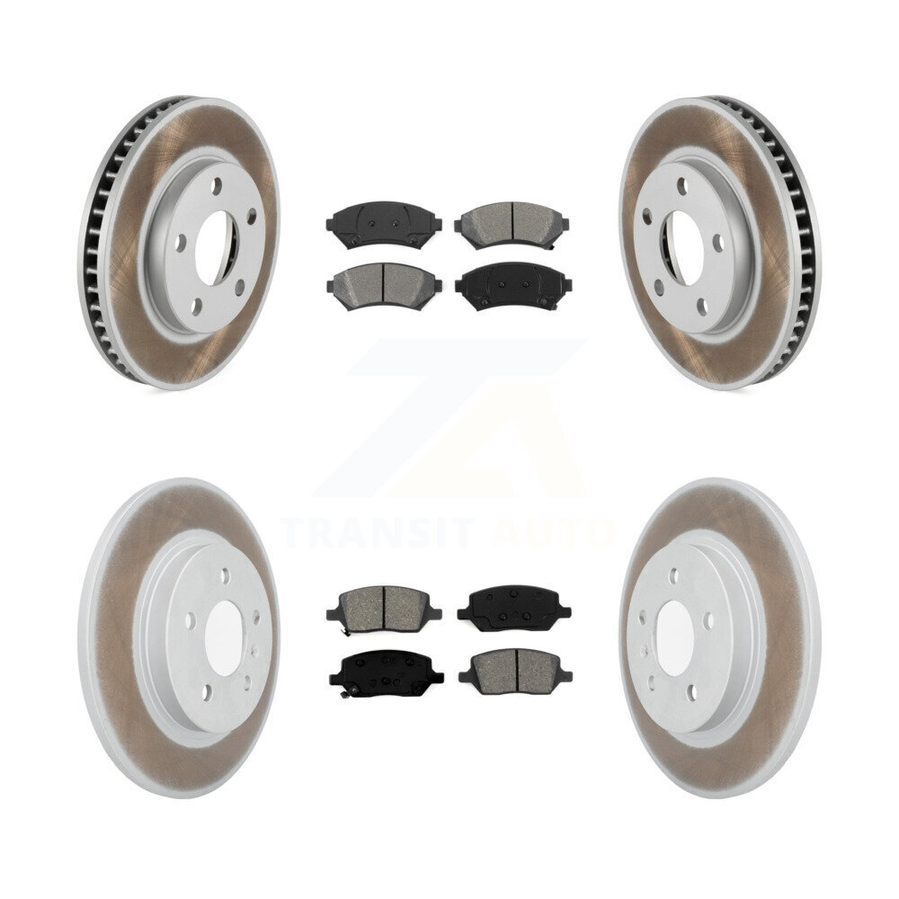 Transit Auto KGS-102443 Disc Brake Kit for 2005 Pontiac Montana - Front and Rear