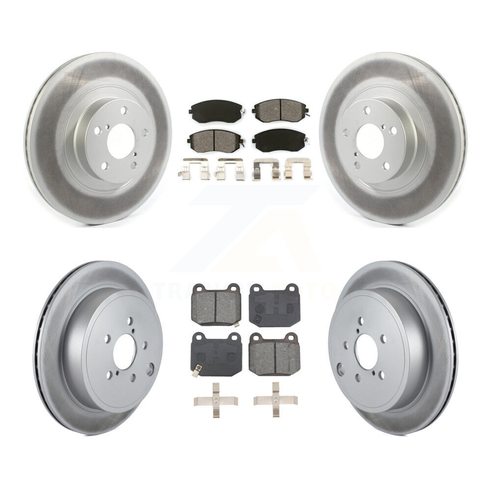Transit Auto KGS-102774 Disc Brake Kit for 2017 Subaru BRZ - Front and Rear