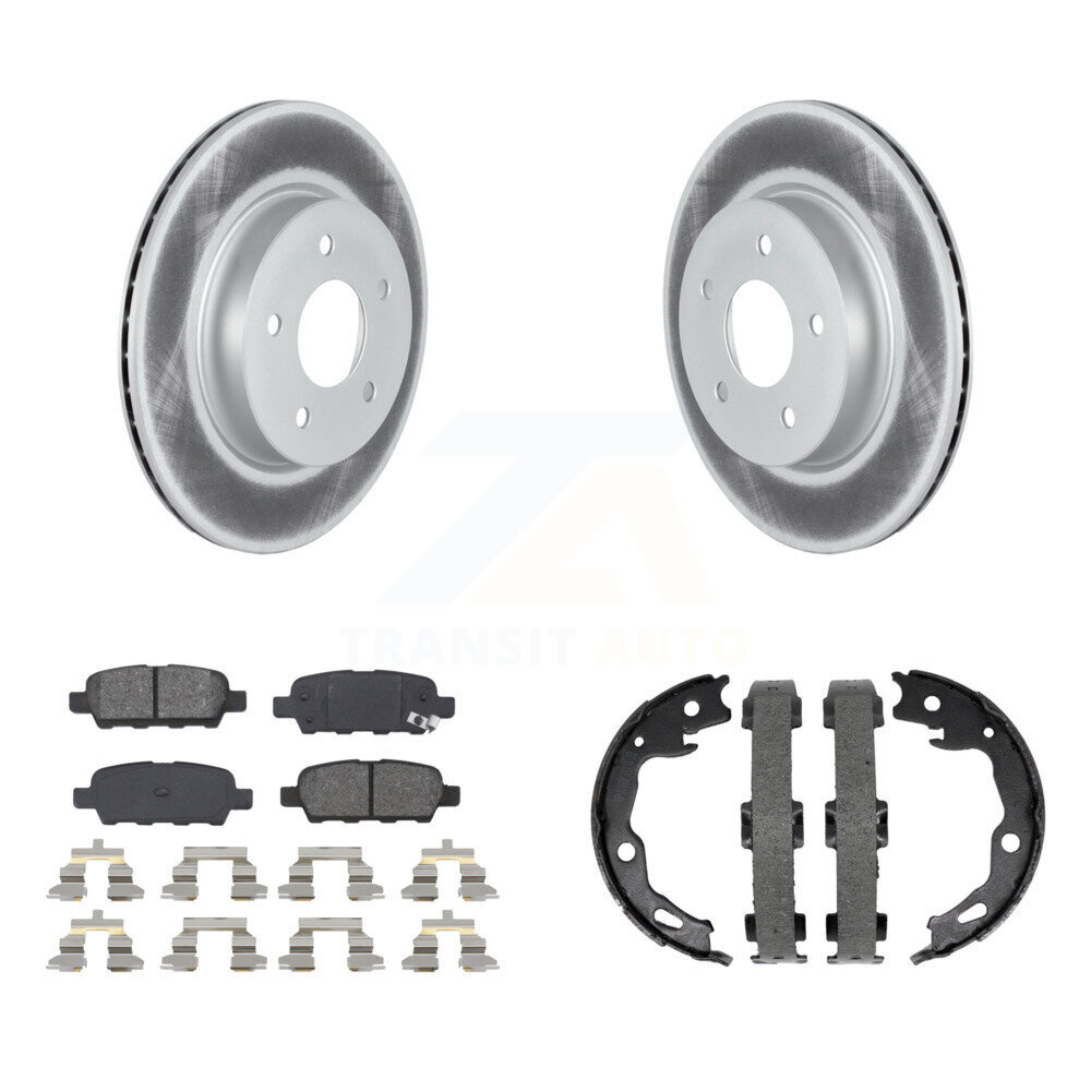 Transit Auto KGS-103162 Disc Brake Kit for 2017-2019 Nissan Rogue Sport, Nissan Qashqai - Rear