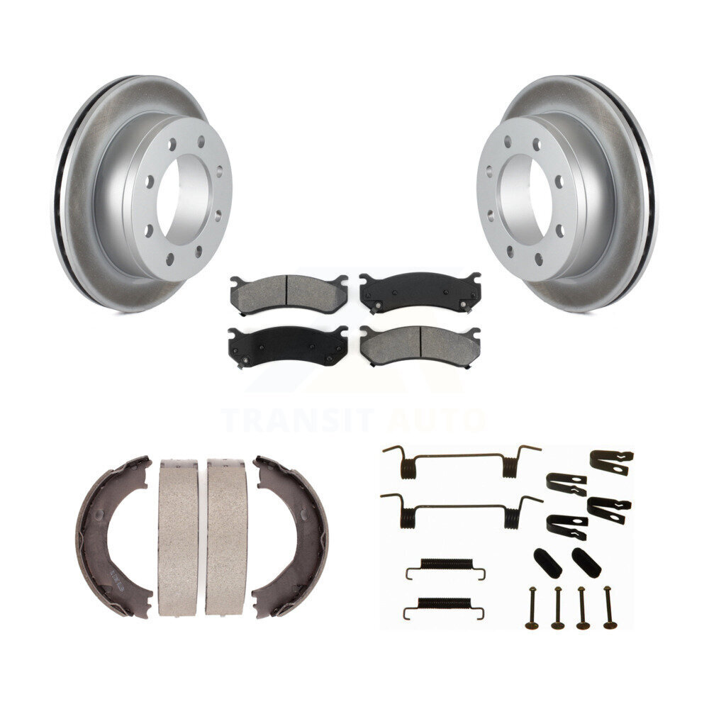 Transit Auto KGS-103458 Disc Brake Kit for 1999-2010 GMC Sierra 3500 HD, Chevrolet Silverado 2500 HD and More - Rear