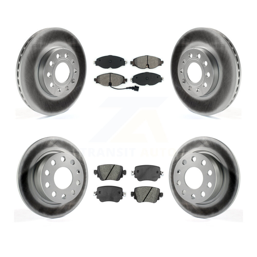 Transit Auto KGS-103588 Disc Brake Kit for 2015 Volkswagen Golf SportWagen - Front and Rear
