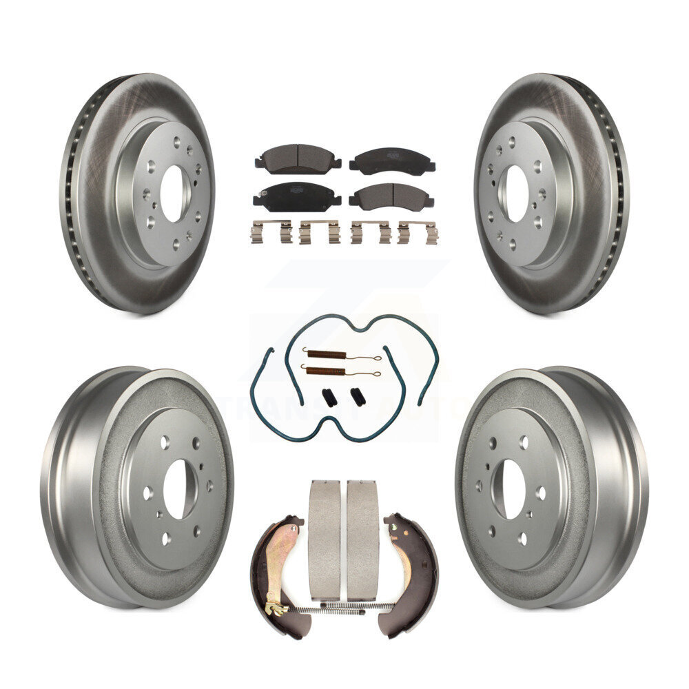 Transit Auto KGT-101791 Disc Brake Kit for 2005-2008 Chevrolet Silverado 1500, GMC Sierra 1500 and More - Front and Rear