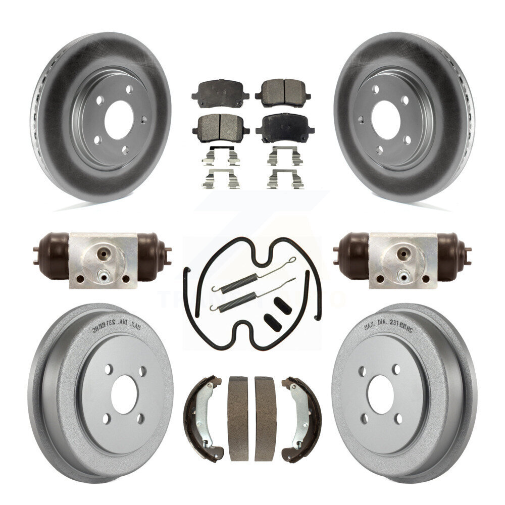 Transit Auto KGT-101875 Disc Brake Kit for 2006 Pontiac Pursuit - Front and Rear