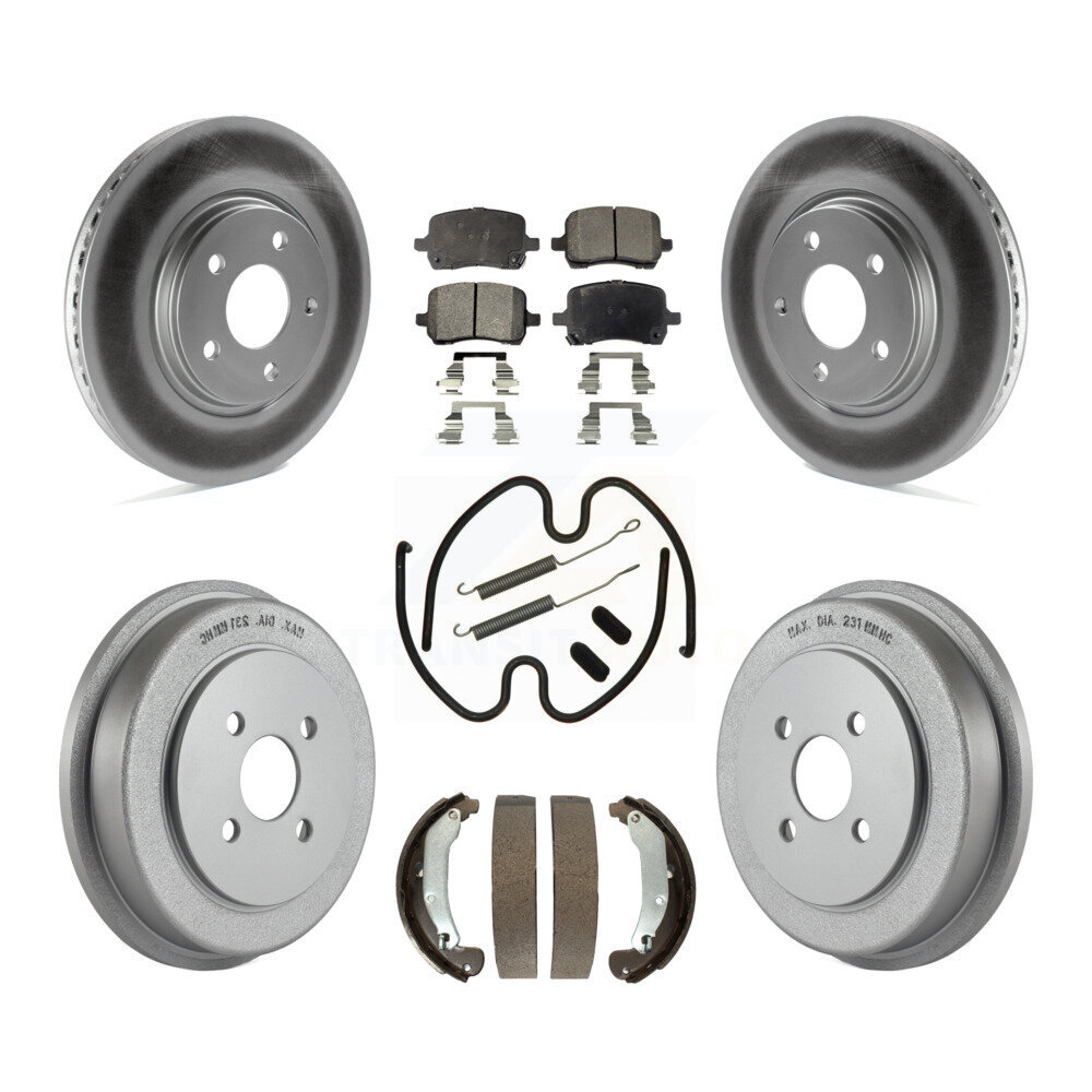 Transit Auto KGT-101903 Disc Brake Kit for 2006 Pontiac Pursuit - Front and Rear
