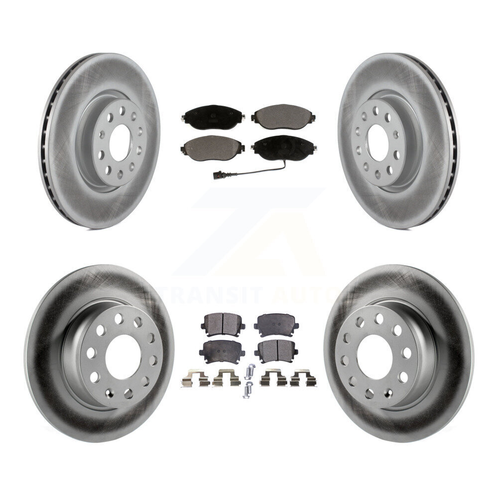 Transit Auto KGT-101984 Disc Brake Kit for 2015 Volkswagen GTI - Front and Rear