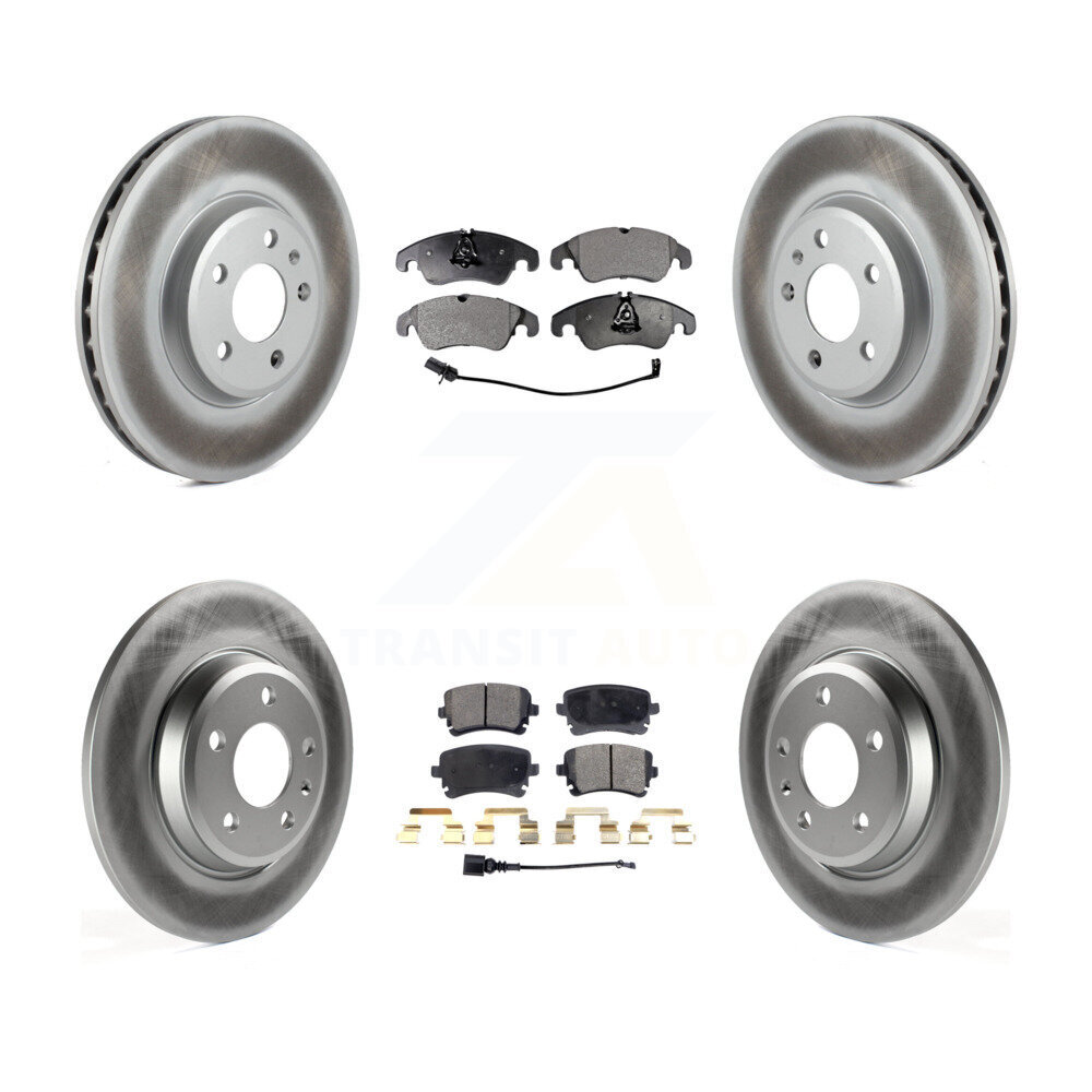 Transit Auto KGT-102654 Disc Brake Kit for 2013 Audi A4 allroad - Front and Rear