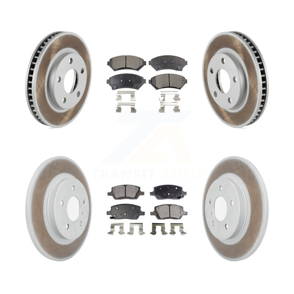 Transit Auto KGT-103048 Disc Brake Kit for 2005 Pontiac Montana - Front and Rear
