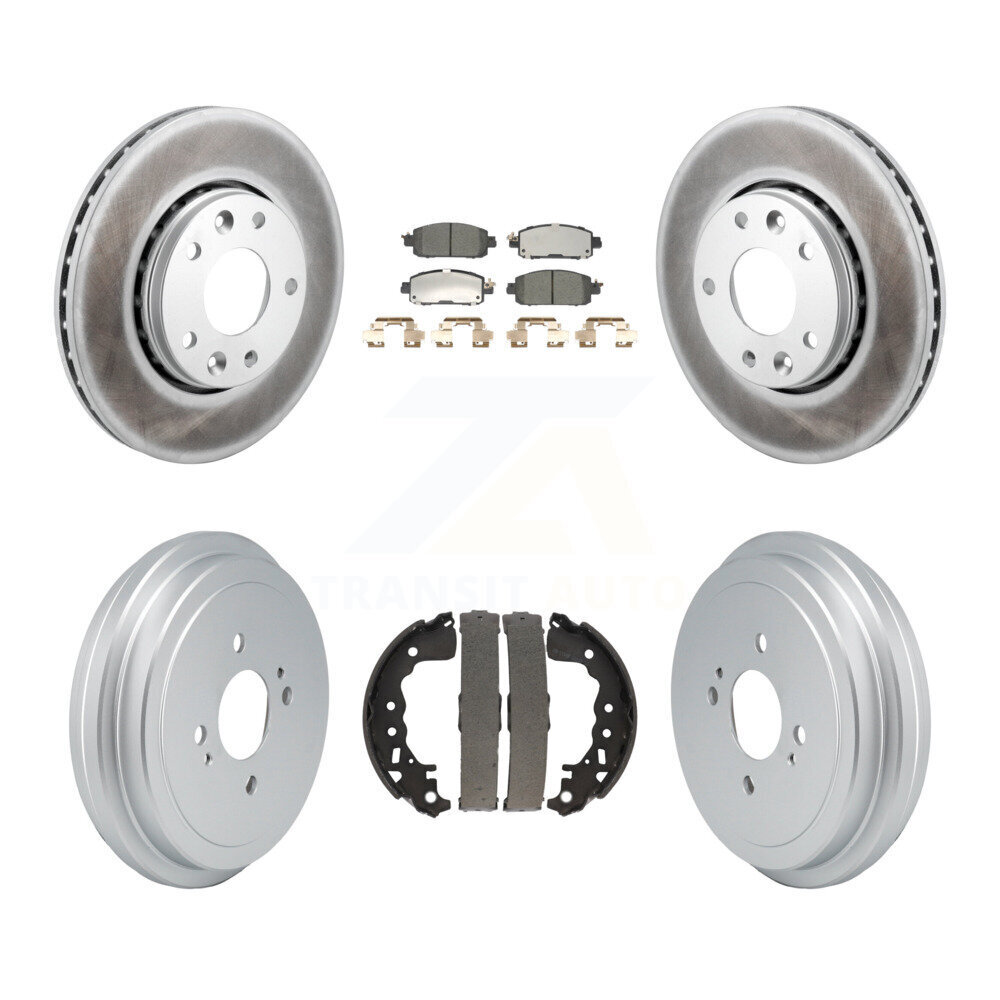 Transit Auto KGT-103297 Disc Brake Kit for 2021 Nissan Kicks - Front and Rear