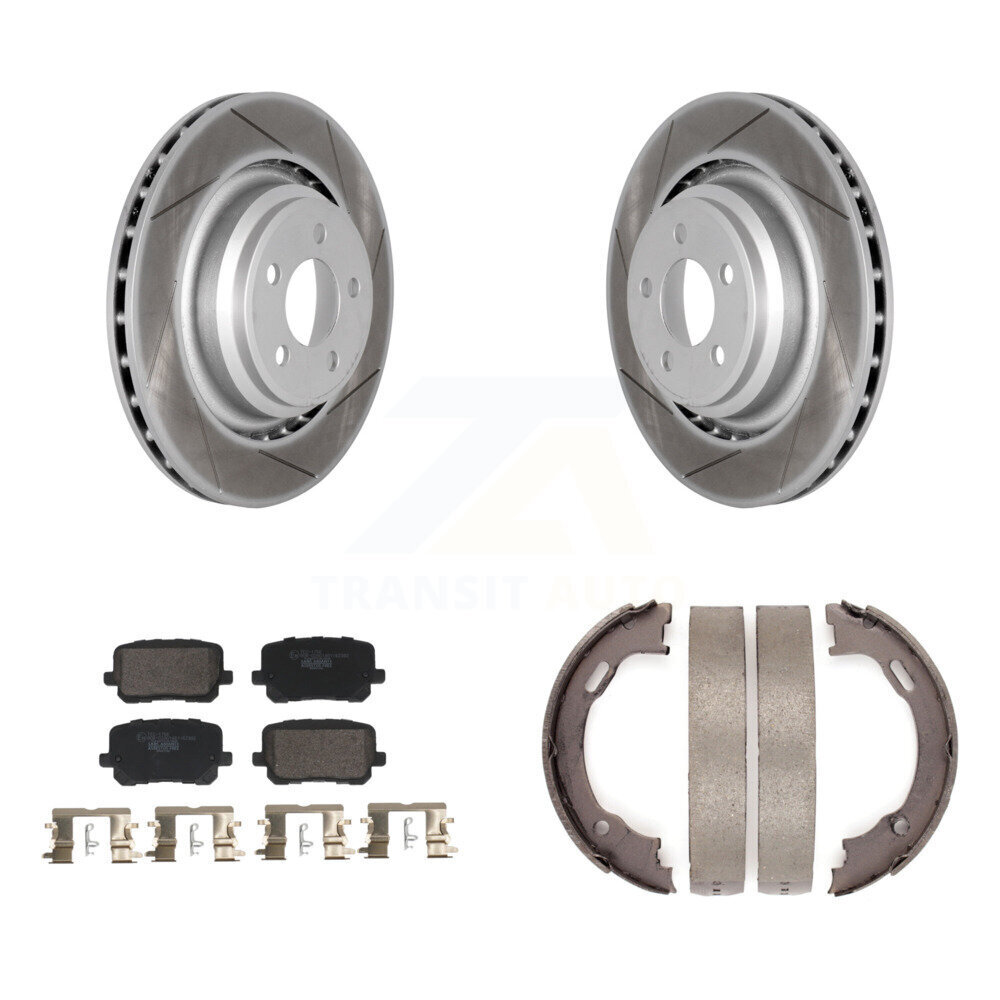Transit Auto KGT-103627 Disc Brake Kit for 2014-2021 Dodge Charger - Rear