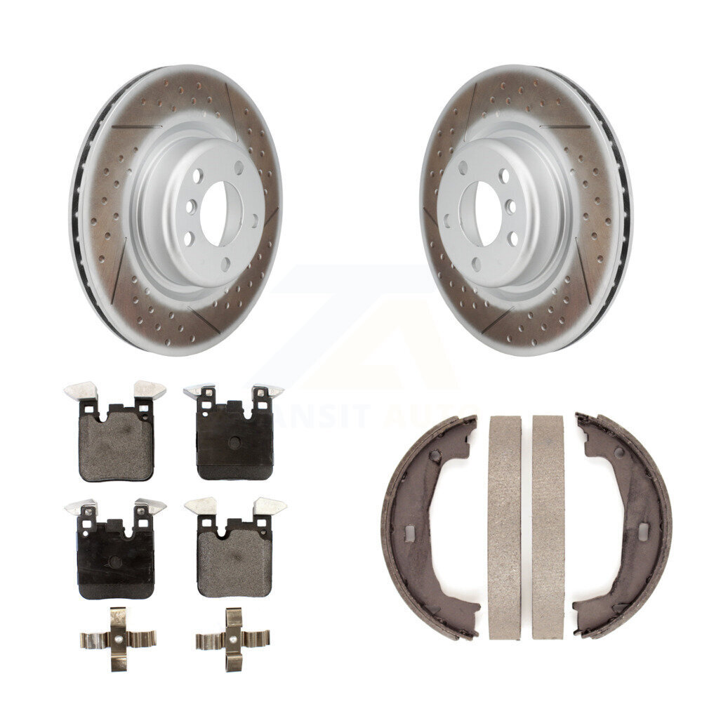 Transit Auto KGT-103665 Disc Brake Kit for 2012-2020 BMW 230i, BMW 230i xDrive and More - Rear