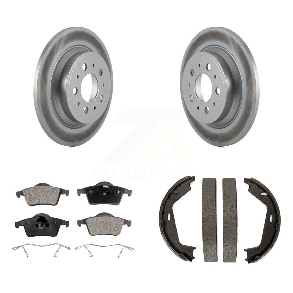 Transit Auto KGT-103874 Disc Brake Kit for 1999-2006 Volvo XC70, Volvo S80 - Rear