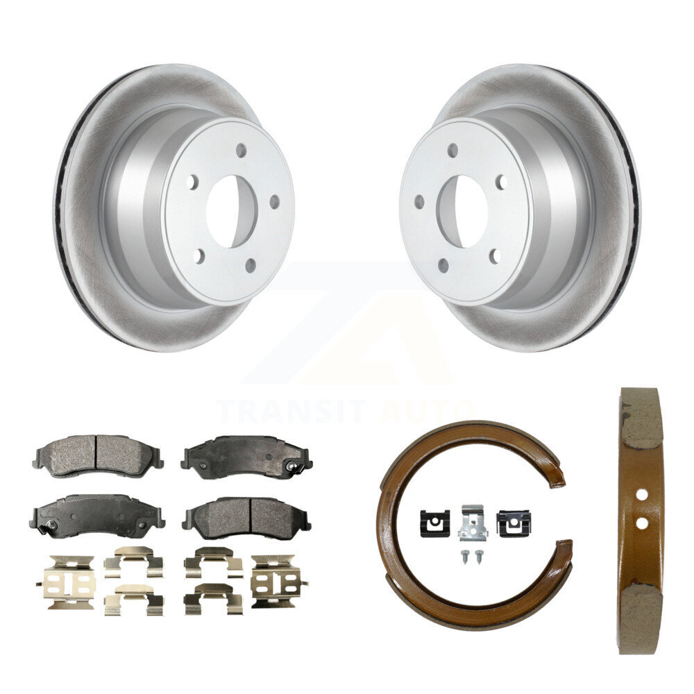 Transit Auto KGT-103955 Disc Brake Kit for 1997-2005 GMC Jimmy, Chevrolet S10 and More - Rear
