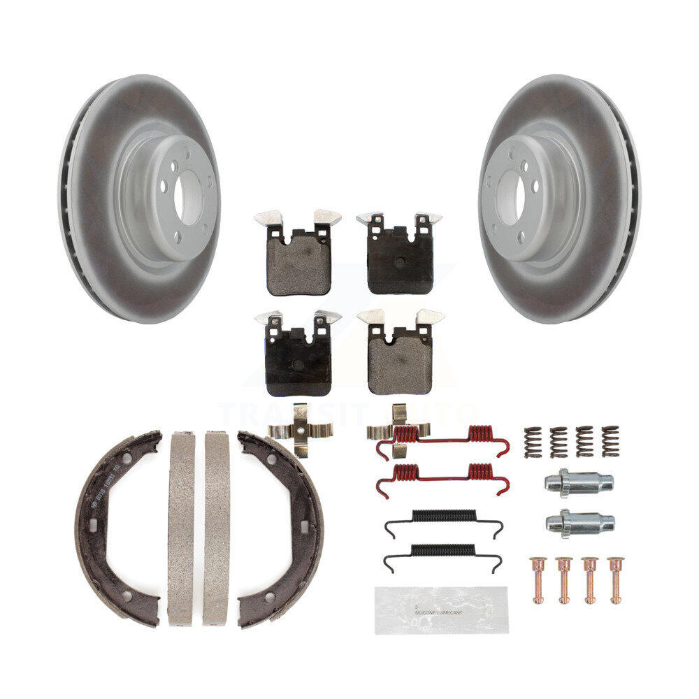 Transit Auto KGT-104000 Disc Brake Kit for 2013-2018 BMW 320i xDrive, BMW 328i - Rear