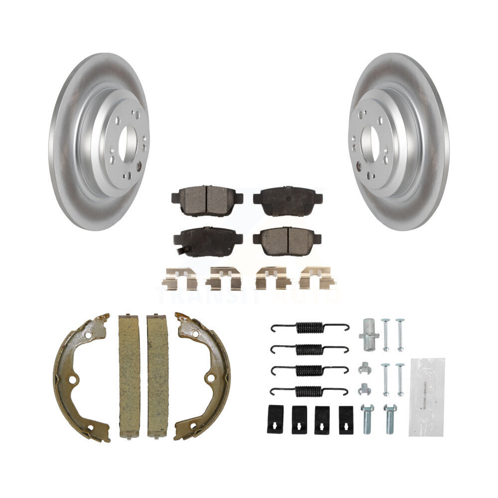 Transit Auto KGT-104077 Disc Brake Kit for 2009-2014 Acura TL - Rear