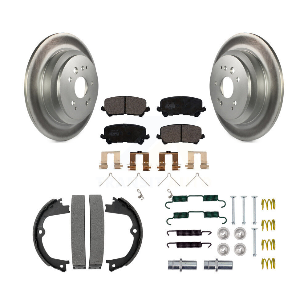 Transit Auto KGT-104079 Disc Brake Kit for 2014-2016 Acura MDX - Rear