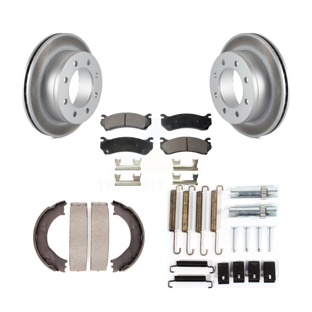 Transit Auto KGT-104086 Disc Brake Kit for 2004-2006 Chevrolet Silverado 3500, GMC Sierra 3500 - Rear