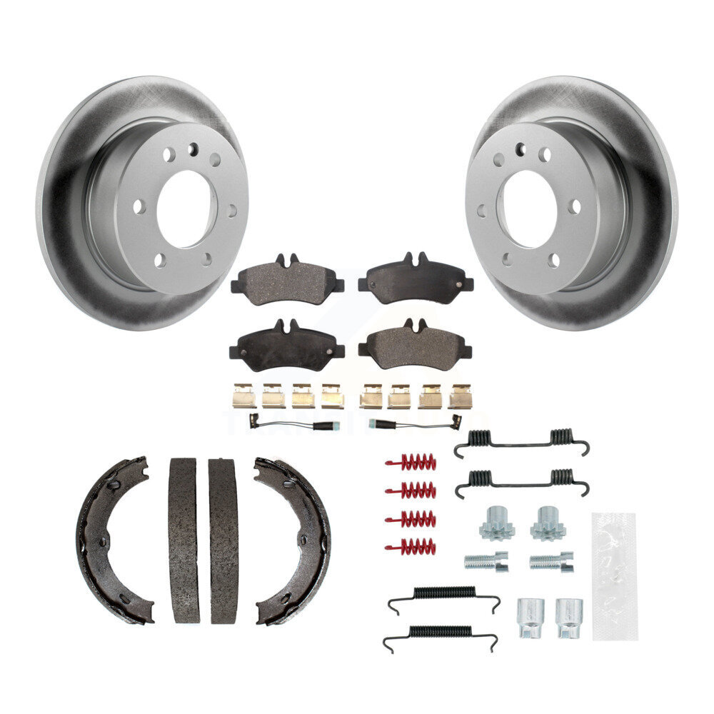 Transit Auto KGT-104096 Disc Brake Kit for 2007-2018 Mercedes-Benz Sprinter 2500, Dodge Sprinter 2500 and More - Rear