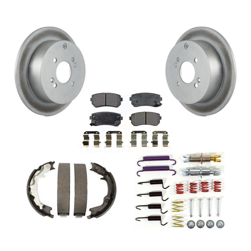 Transit Auto KGT-104215 Disc Brake Kit for 2006-2007 Hyundai Accent, Kia Rio, Kia Rio5 - Rear
