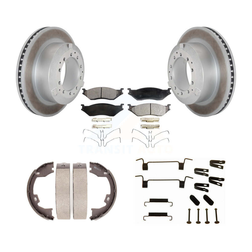 Transit Auto KGT-104224 Disc Brake Kit for 2005-2016 IC Corporation AC Commercial Bus, Ford F-450 Super Duty - Rear
