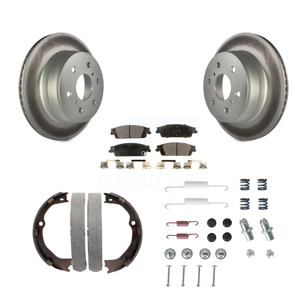 Transit Auto KGT-104238 Disc Brake Kit for 2014-2020 Chevrolet Suburban, GMC Yukon XL and More - Rear