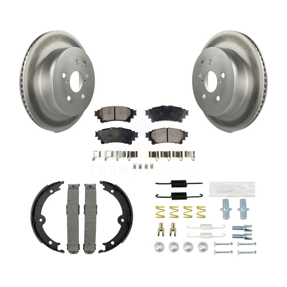 Transit Auto KGT-104284 Disc Brake Kit for 2014 Lexus IS250 - Rear