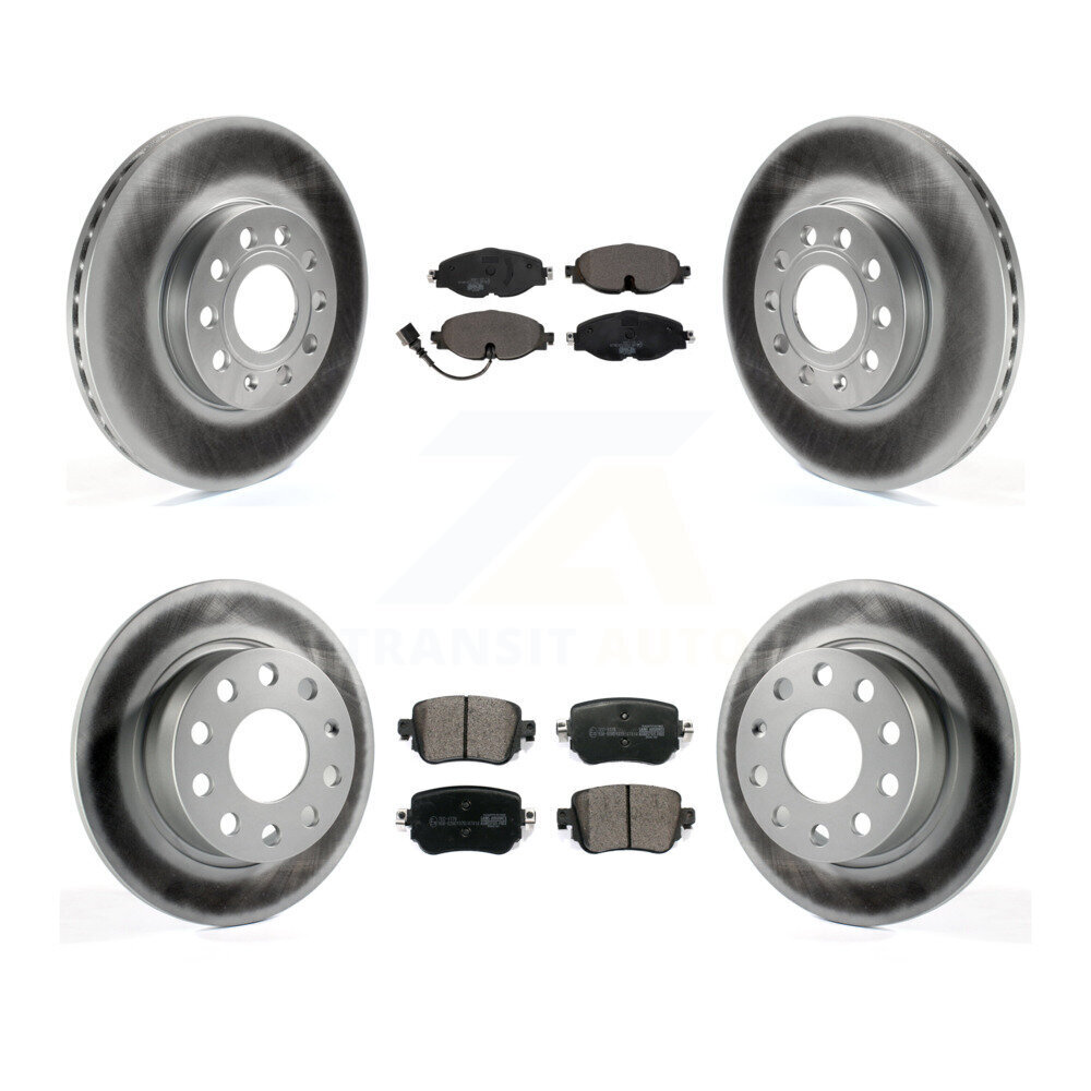 Transit Auto KGT-104372 Disc Brake Kit for 2015 Volkswagen Golf SportWagen - Front and Rear