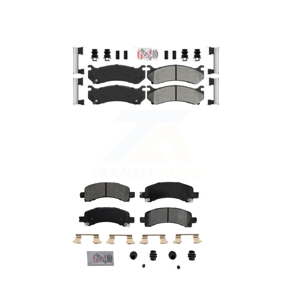 AmeriBRAKES - KNF-100071 - Front and Rear Disc Brake Pad Kits