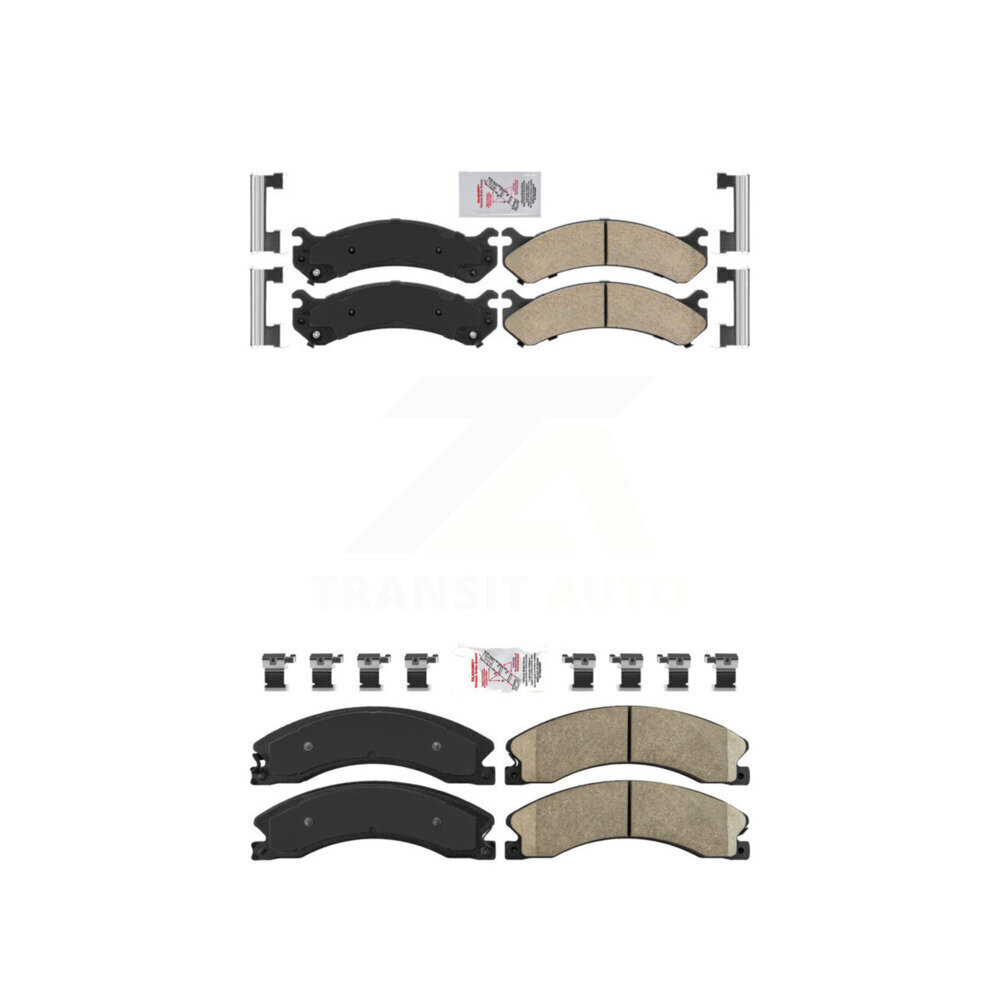 AmeriBRAKES - KNF-100075 - Front and Rear Disc Brake Pad Kits