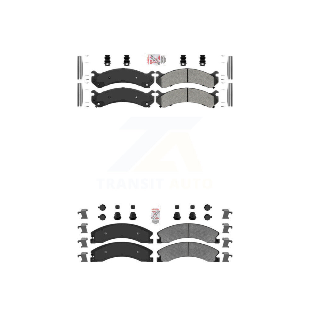 AmeriBRAKES - KNF-100079 - Front and Rear Disc Brake Pad Kits