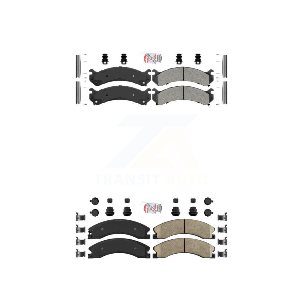 AmeriBRAKES - KNF-100080 - Front and Rear Disc Brake Pad Kits
