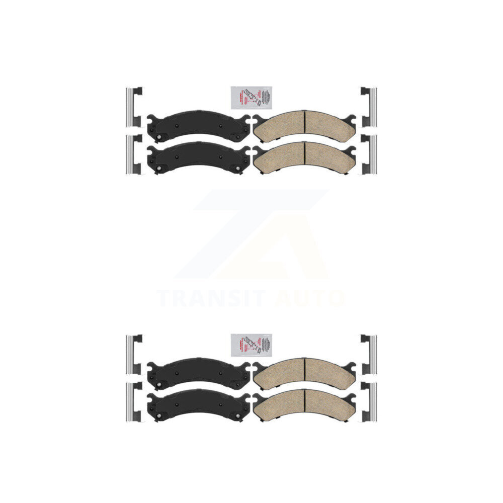 AmeriBRAKES - KNF-100093 - Front and Rear Disc Brake Pad Kits