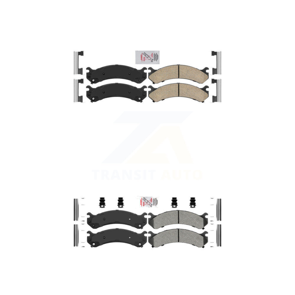AmeriBRAKES - KNF-100094 - Front and Rear Disc Brake Pad Kits