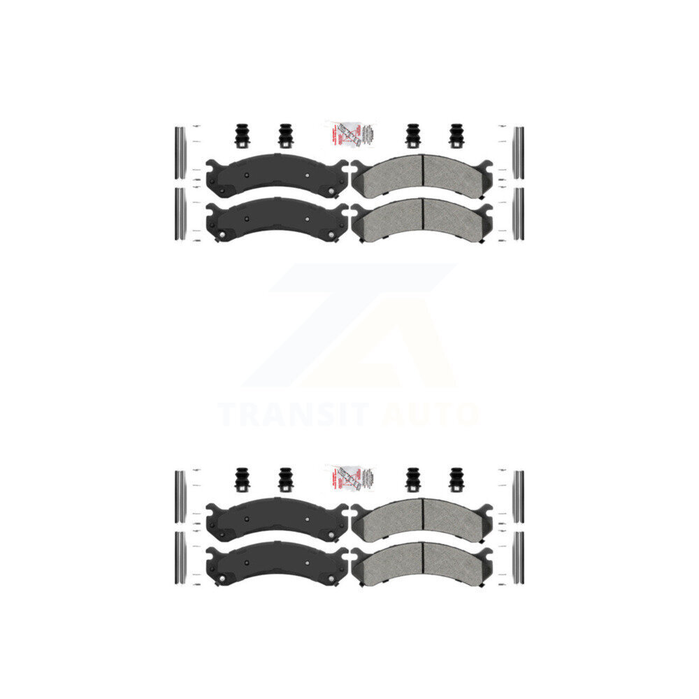 AmeriBRAKES - KNF-100096 - Front and Rear Disc Brake Pad Kits