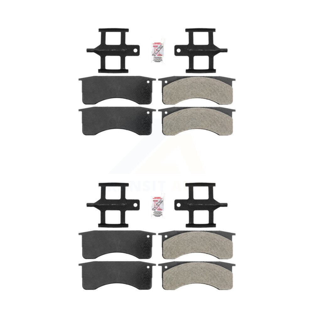 AmeriBRAKES - KNF-100118 - Front and Rear Disc Brake Pad Kits