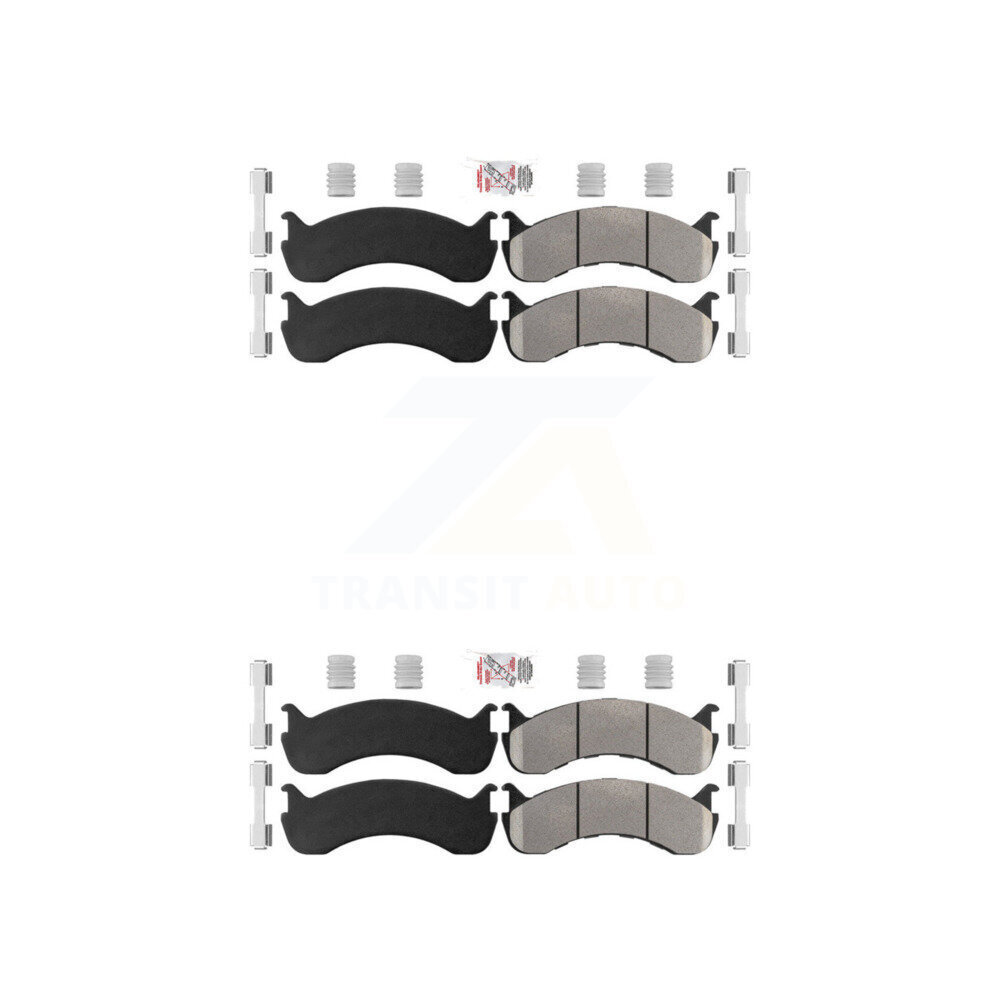 AmeriBRAKES - KNF-100121 - Front and Rear Disc Brake Pad Kits