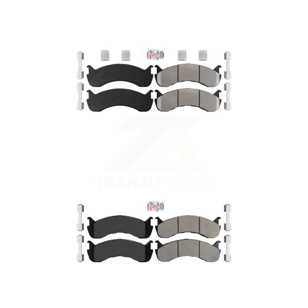 AmeriBRAKES - KNF-100122 - Front and Rear Disc Brake Pad Kits