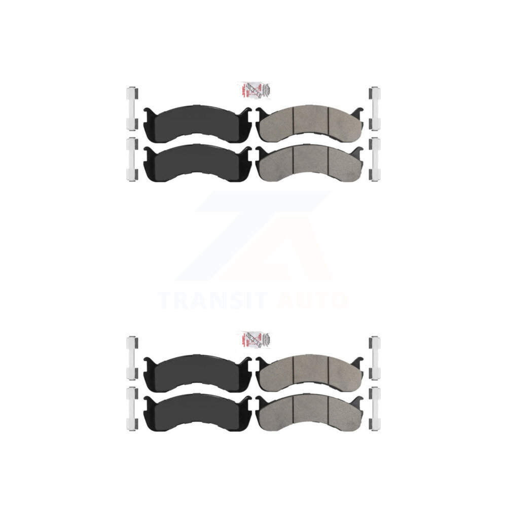 AmeriBRAKES - KNF-100126 - Front and Rear Disc Brake Pad Kits