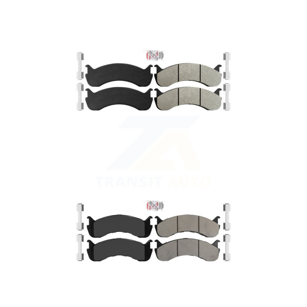 AmeriBRAKES - KNF-100128 - Front and Rear Disc Brake Pad Kits