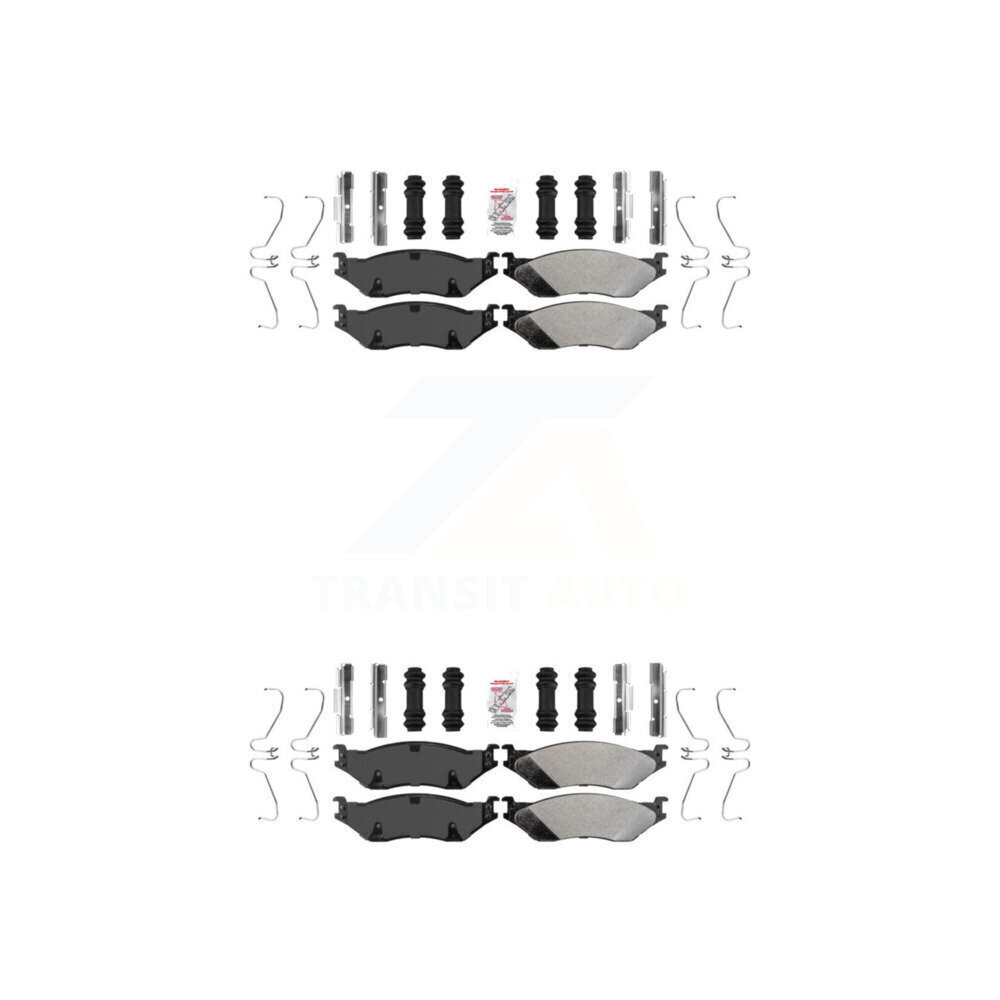 AmeriBRAKES - KNF-100134 - Front and Rear Disc Brake Pad Kits